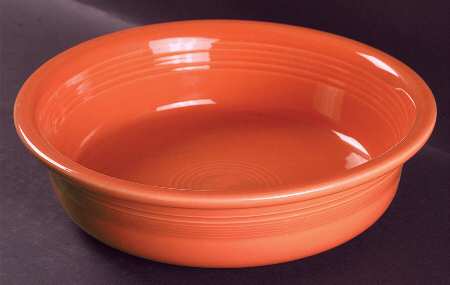 Fiesta Persimmon (Intro 1989) 10" Large Salad Serving Bowl