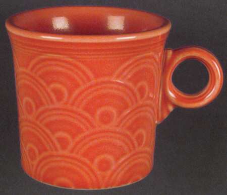 Fiesta Persimmon (Intro 1989) Embossed Mug