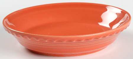 Fiesta Persimmon (Intro 1989) 8'' Pie Baking Plate