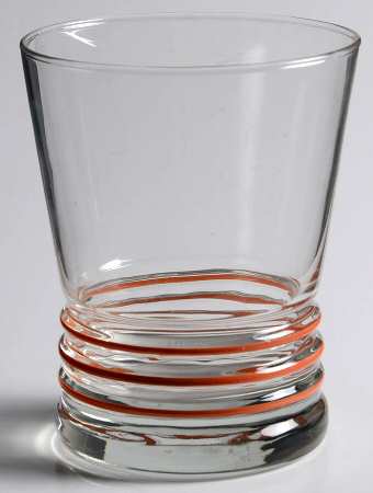 Fiesta Persimmon (Intro 1989) 10 Oz Glassware Double Old Fashioned