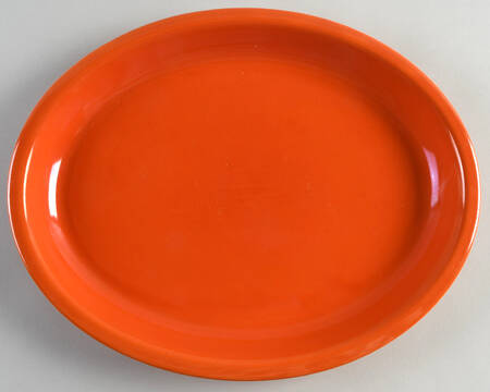 Fiesta Red (Older) 13" Oval Serving Platter
