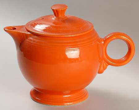 Fiesta Red (Older) Large Tea Pot & Lid