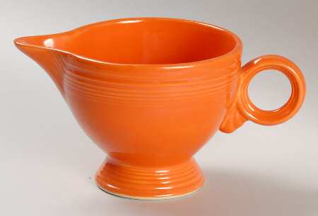 Fiesta Red (Older) Ring Handle Creamer