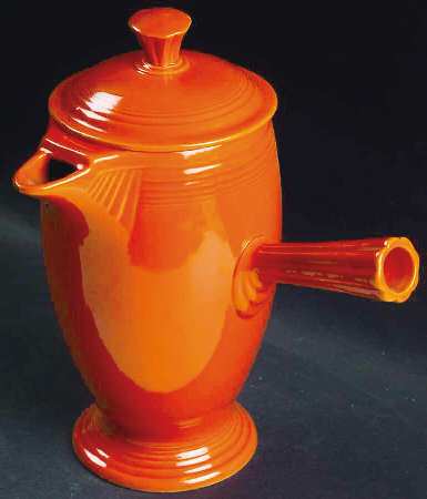 Fiesta Red (Older) Mini Coffee Pot & Lid