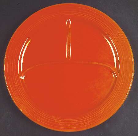 Fiesta Red (Older) Large Grill Plate
