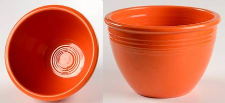 Fiesta Red (Older) 5 3/4" Nested Mixing Bowl w/Center Interior Rings