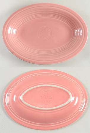 Fiesta Rose (Intro 1986) Pre-1990 9" Fiesta Oval Platter