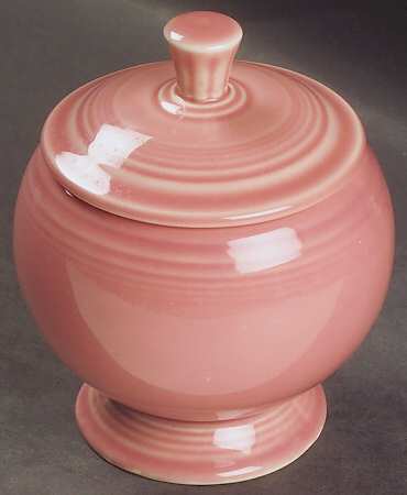 Fiesta Rose (Intro 1986) Individual Sugar Bowl & Lid
