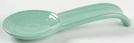 Fiesta Sea Mist Green (Intro 1989) Spoon Rest/Holder (Holds 1 Spoon) by Homer Laughlin 
