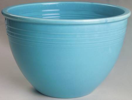 Fiesta Turquoise (Older) 11" Nested Mixing Bowl w/No Center Interior Rings