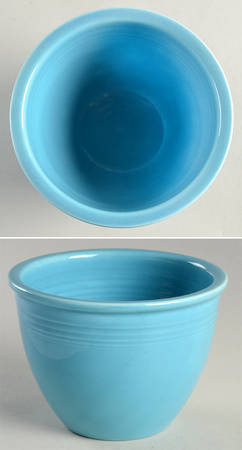 Fiesta Turquoise (Older) 5" Nested Mixing Bowl w/No Center Interior Rings