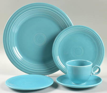 Fiesta Turquoise (Older) 5 Piece Place Setting