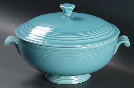 Fiesta Turquoise (Older) 1.25 Qt Round Covered Casserole