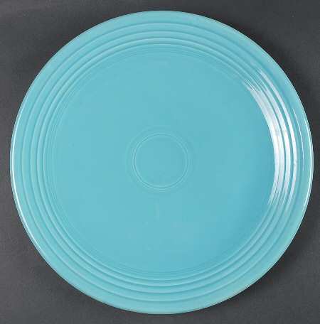 Fiesta Turquoise (Older) 12" Chop Plate (Round Platter)