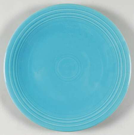 Fiesta Turquoise (Older) 14" Chop Plate (Round Platter)