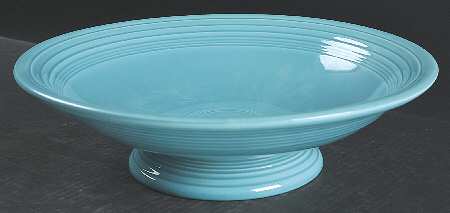 Fiesta Turquoise (Older) Round Compote (Height X Width)