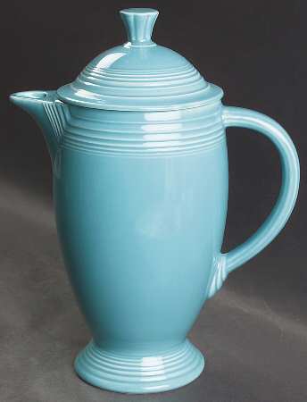 Fiesta Turquoise (Older) Coffee Pot & Lid