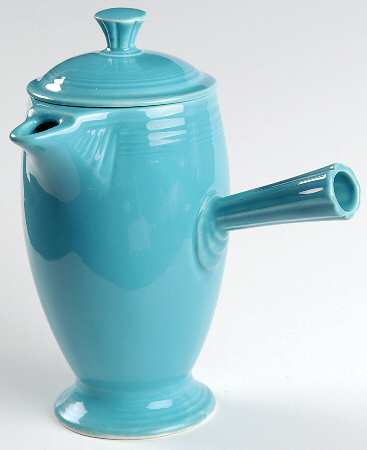 Fiesta Turquoise (Older) Mini Coffee Pot & Lid