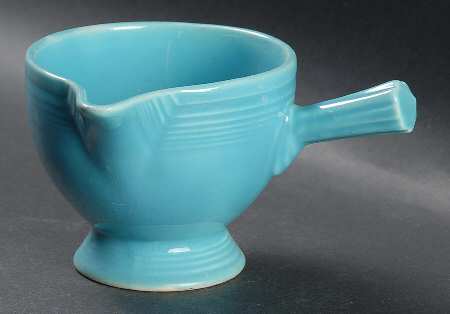 Fiesta Turquoise (Older) Stick Handle Creamer