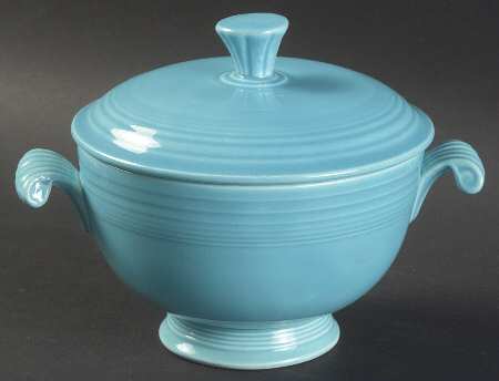 Fiesta Turquoise (Older) Covered Onion Soup