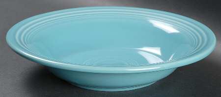 Fiesta Turquoise (Older) Rim Soup Bowl