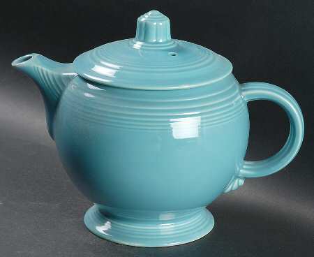 Fiesta Turquoise (Older) Teapot & Lid