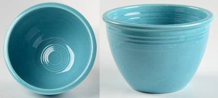 Fiesta Turquoise (Older) 5 3/4" Nested Mixing Bowl w/Center Interior Rings