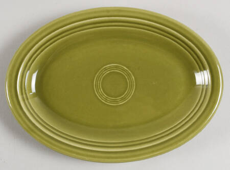 Fiesta Turf Green (Ironstone) 9" Oval Serving Platter
