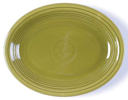 Fiesta Turf Green (Ironstone) 12" Oval Serving Platter