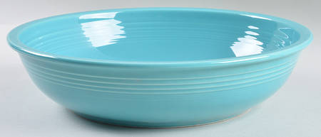 Fiesta Turquoise (Intro 1986) Chip Bowl/Plate for Chip & Dip Set