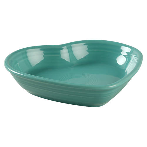 Fiesta Turquoise (Intro 1986) 7" Heart Shaped Bowl