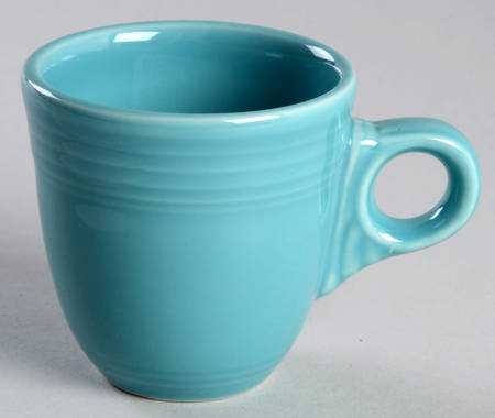Fiesta Turquoise (Intro 1986) Flat Demitasse Cup