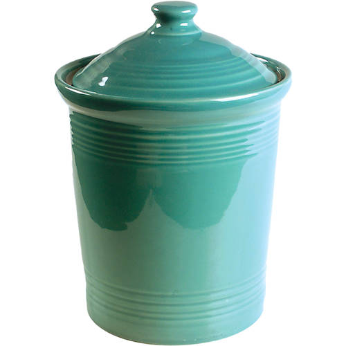 Fiesta Turquoise (Intro 1986) Medium Canister & Lid