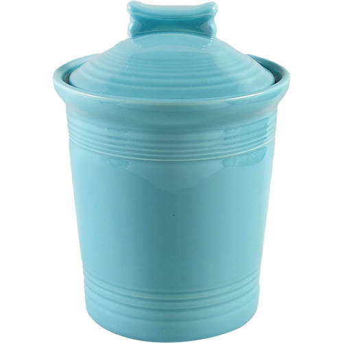 Fiesta Turquoise (Intro 1986) Dog Treats Holder/Jar & Lid