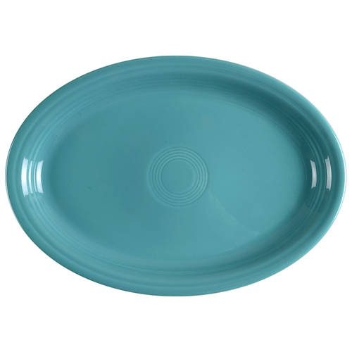 Fiesta Turquoise (Intro 1986) 19" Oval Serving Platter