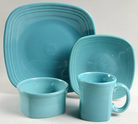 Fiesta Turquoise (Intro 1986) 4 Piece Place Setting