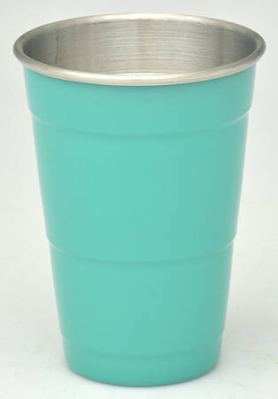 Fiesta Turquoise (Intro 1986) Metal Tumbler (Party Cup)