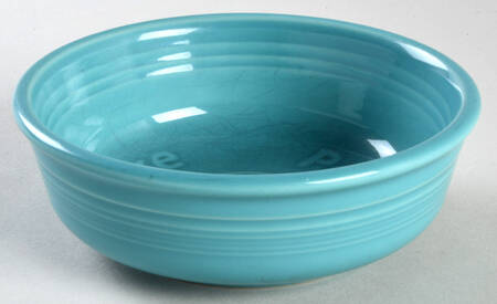 Fiesta Turquoise (Intro 1986) Small Pet Bowl
