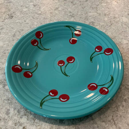 Fiesta Cherries Luncheon Plate