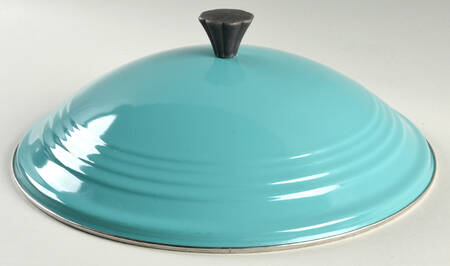 Fiesta Turquoise (Intro 1986) 5 Quart Metal Covered Casserole, Lid Only