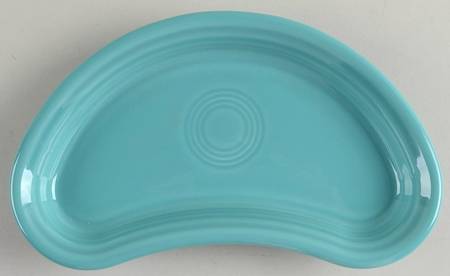Fiesta Turquoise (Intro 1986) Bistro Crescent Salad Plate