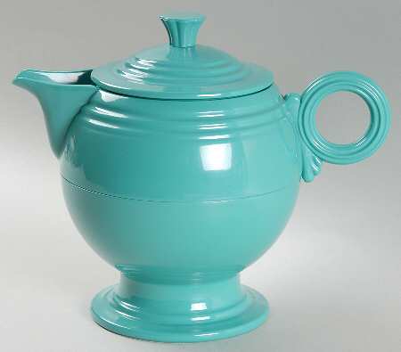 Fiesta Turquoise (Intro 1986) Plastic Thermos/Carafe & Lid