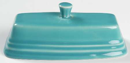 Fiesta Turquoise (Intro 1986) Lid for 1/4 Lb Butter