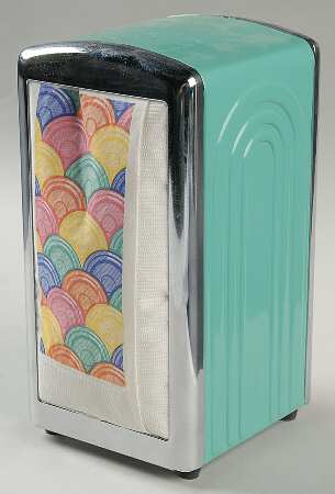 Fiesta Turquoise (Intro 1986) Napkin Dispenser w/Napkins