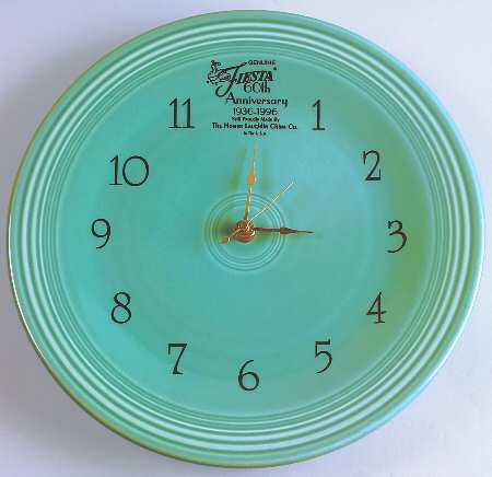 Fiesta Turquoise (Intro 1986) 60th Anniversary Clock Plate