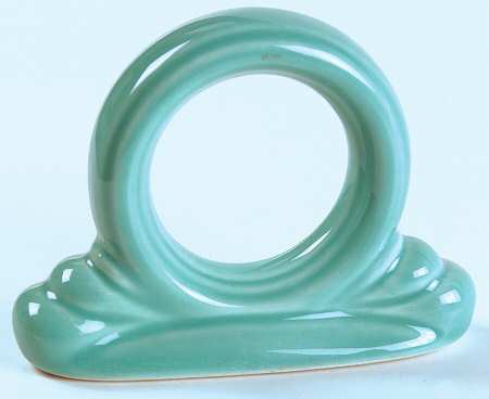 Fiesta Turquoise (Intro 1986) Napkin Ring