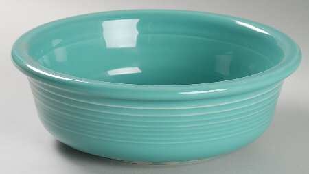 Fiesta Turquoise (Intro 1986) 7" Round Vegetable Bowl