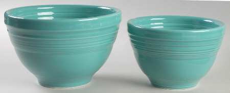 Fiesta Turquoise (Intro 1986) 2 Piece Prep Bowl Set (PREB6, PREB7)