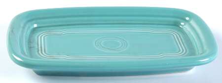 Fiesta Turquoise (Intro 1986) Extra Large 1/4 Lb Butter No Lid