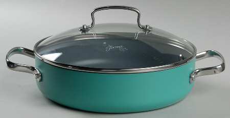 Fiesta Turquoise (Intro 1986) 10" Skillet & Lid